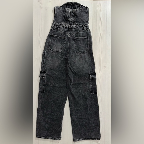 Wild Fable Black Denim Jumpsuit - Picture 7 of 8